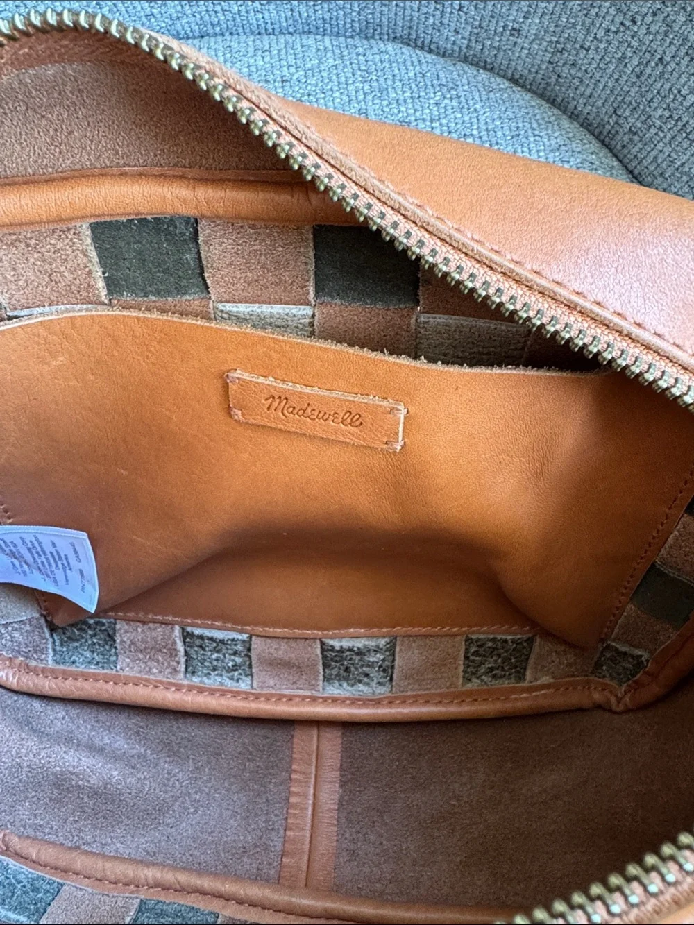 Madewell The Large Transport Camera Bag: Multicolored Woven - Picture 8 of 9